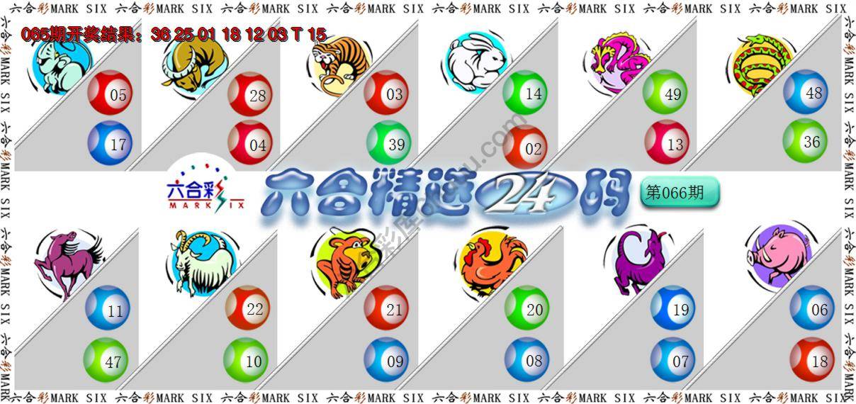 六合精选24码