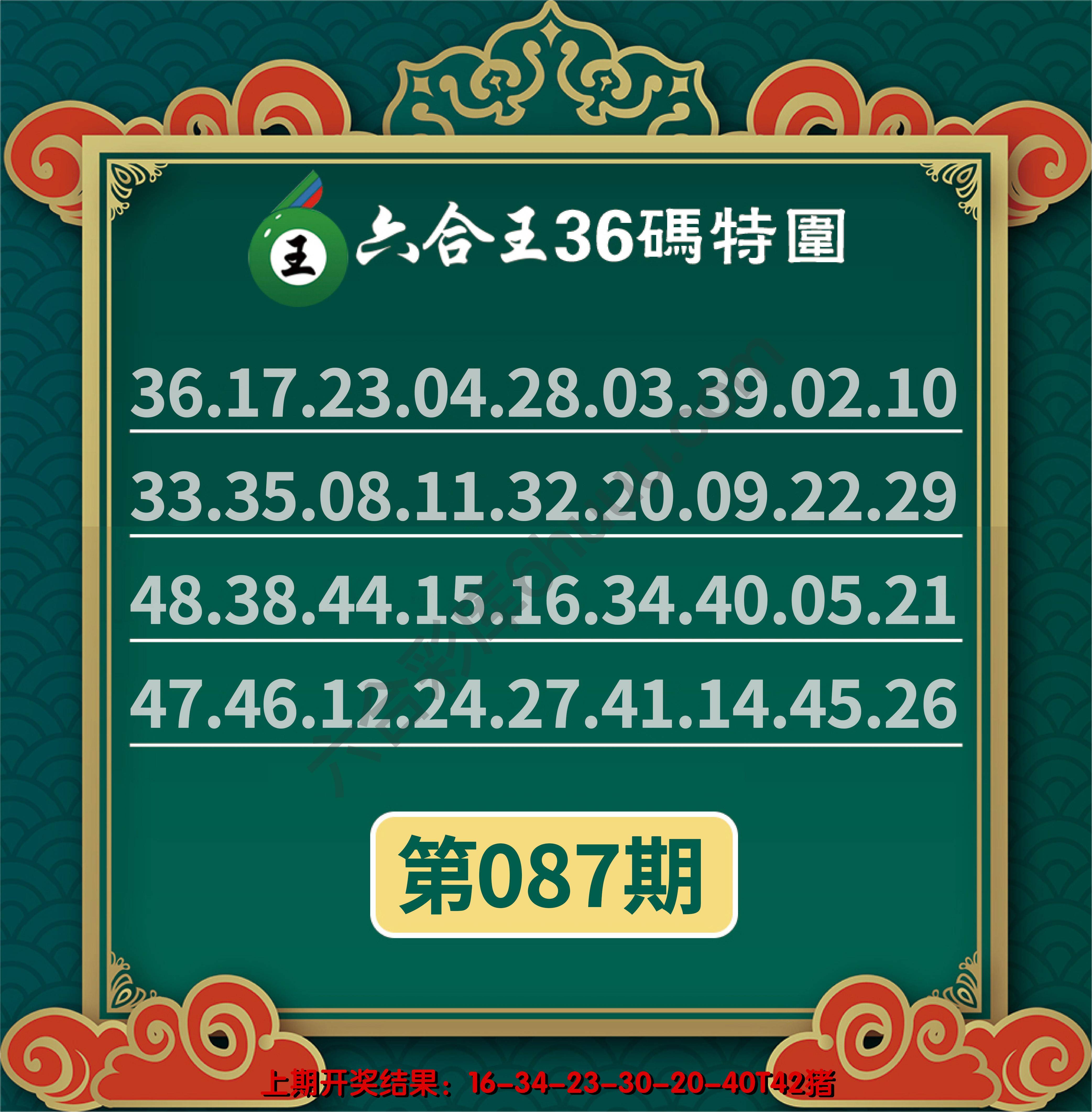 六合王三十六码特围