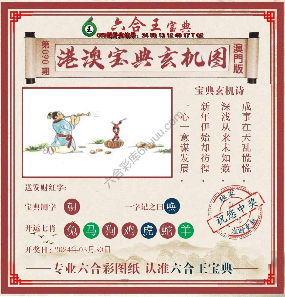 六合王港澳宝典玄机图