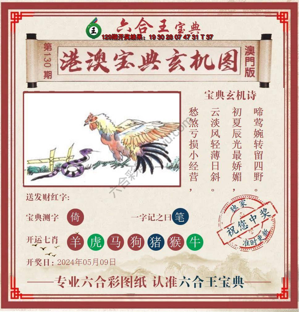 六合王港澳宝典玄机图