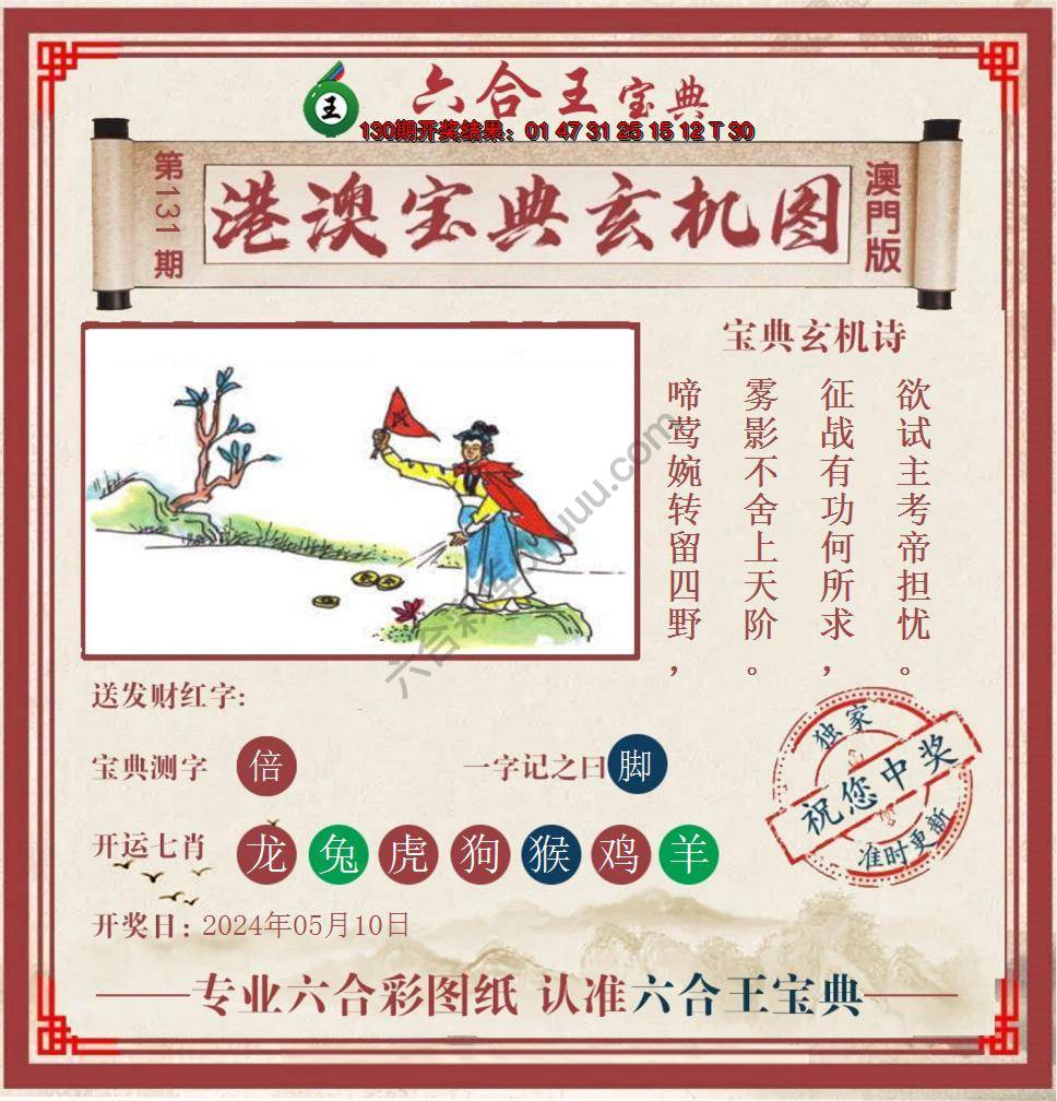 六合王港澳宝典玄机图