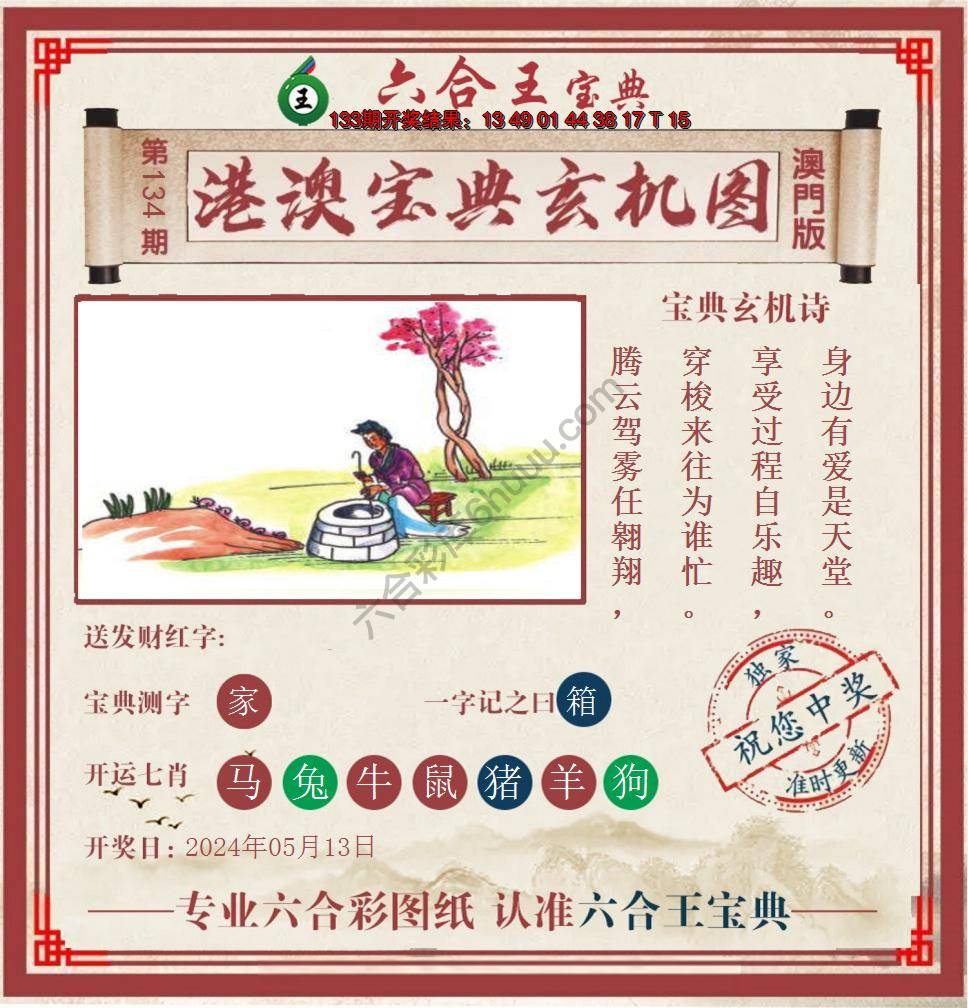 六合王港澳宝典玄机图