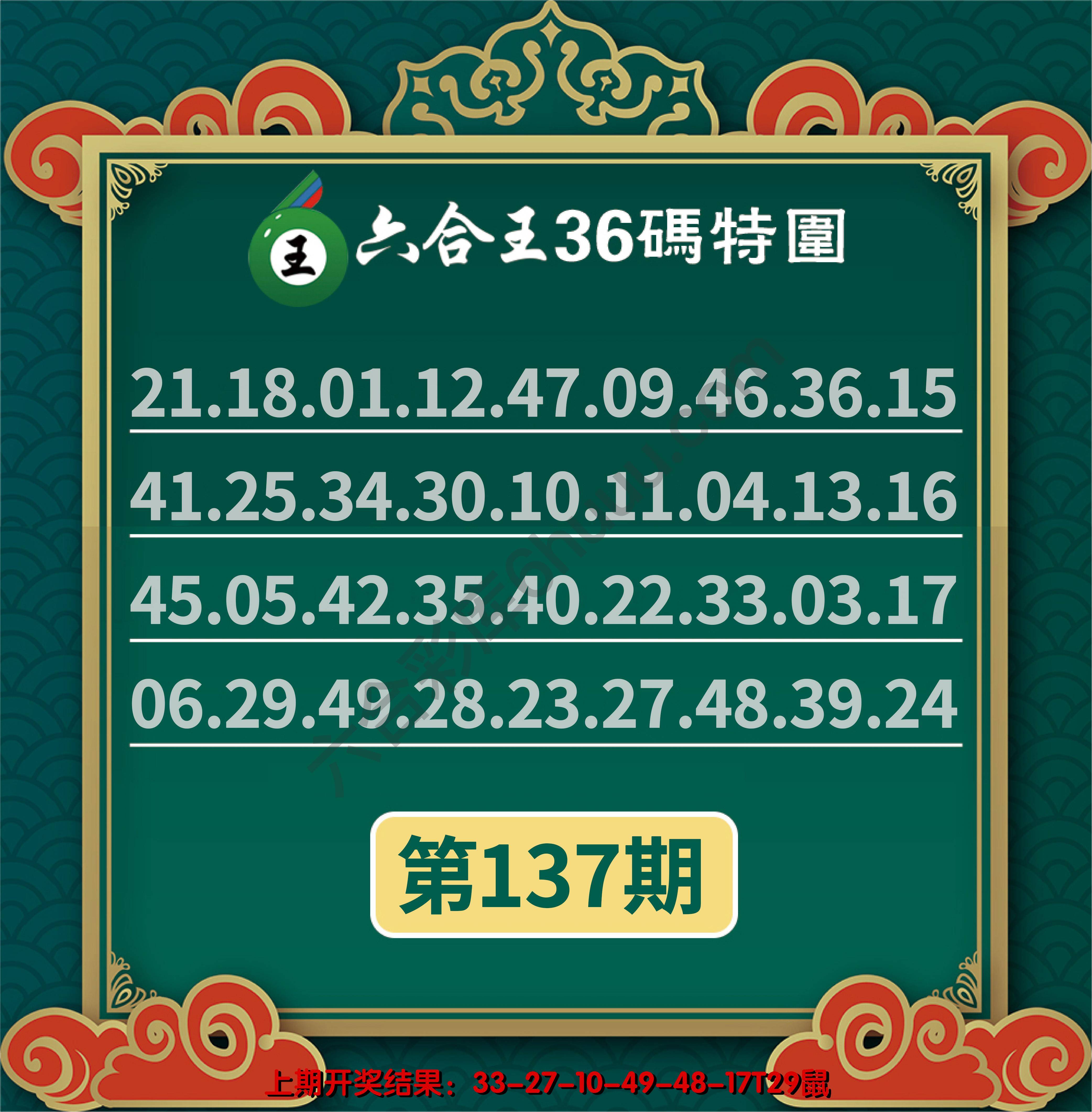 六合王三十六码特围