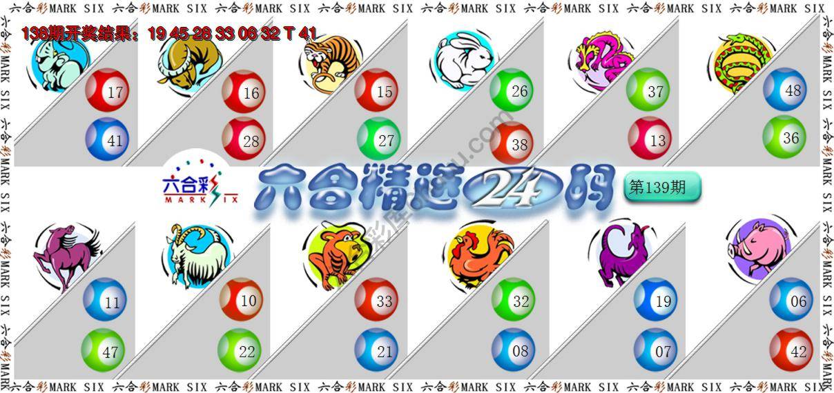 六合精选24码
