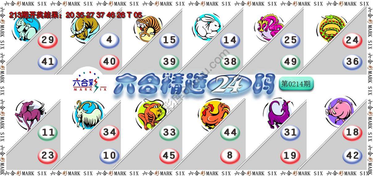 六合精选24码
