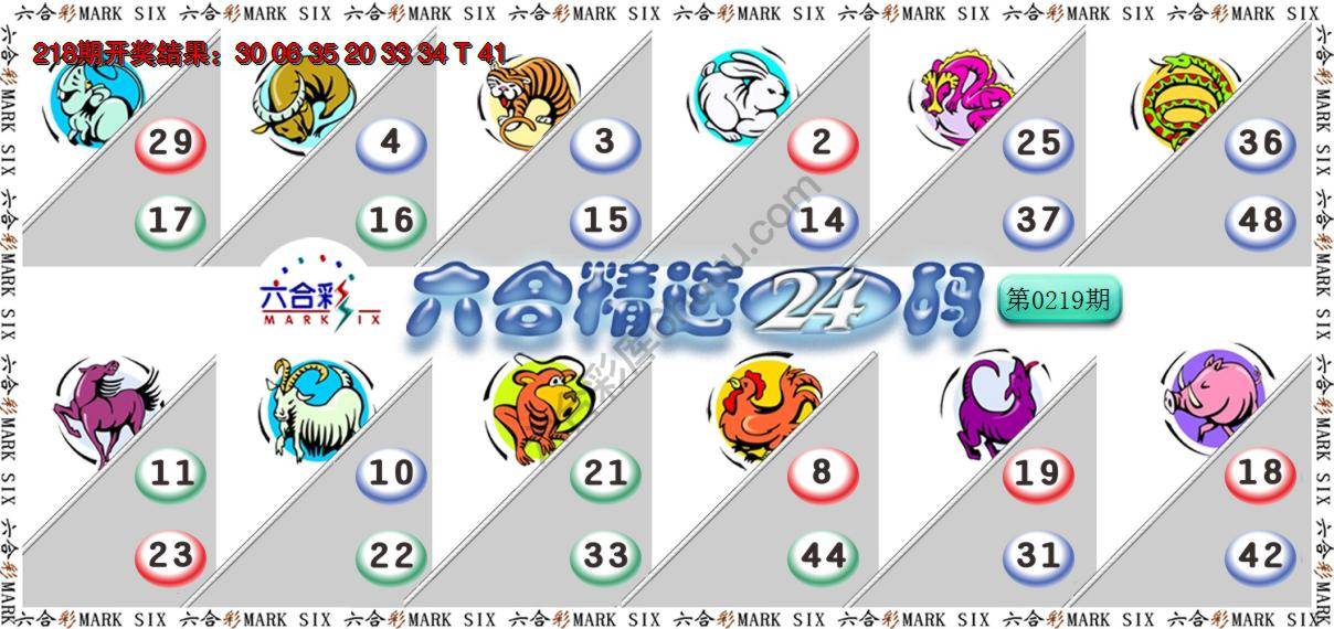 六合精选24码