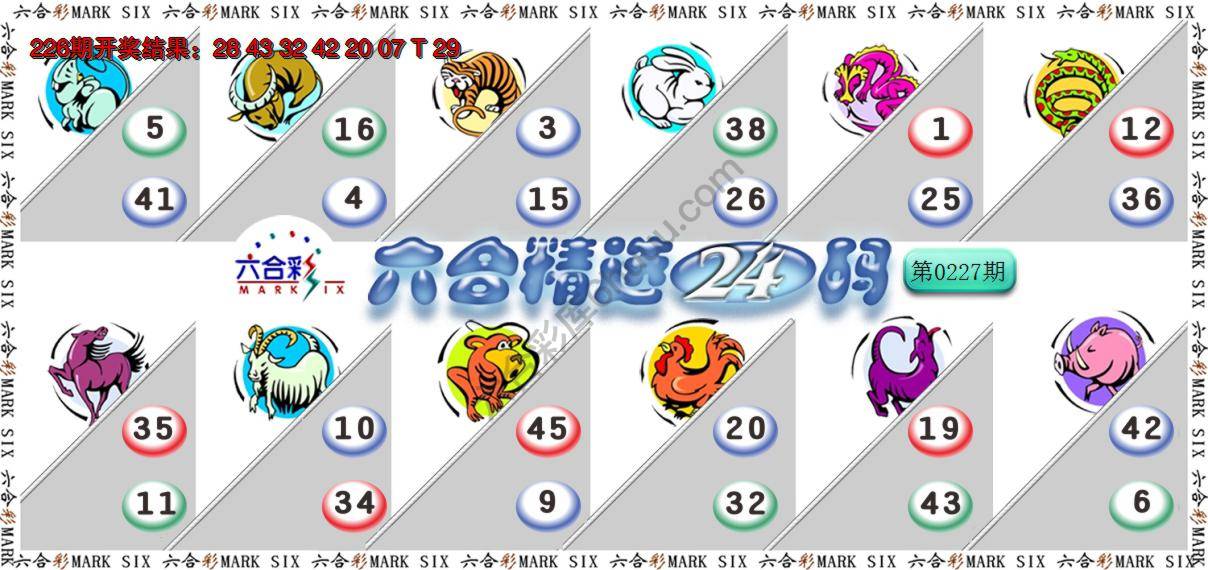 六合精选24码
