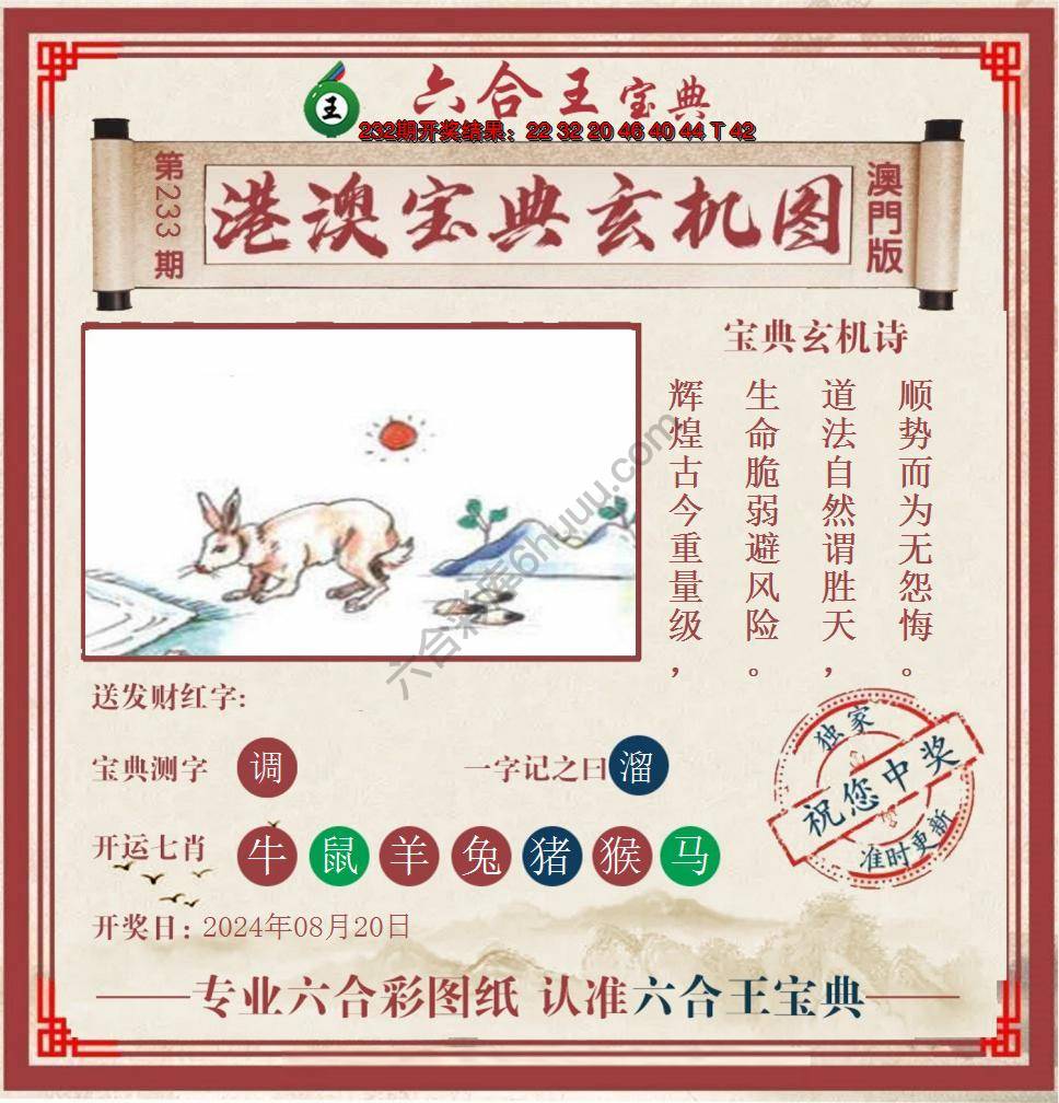 六合王港澳宝典玄机图