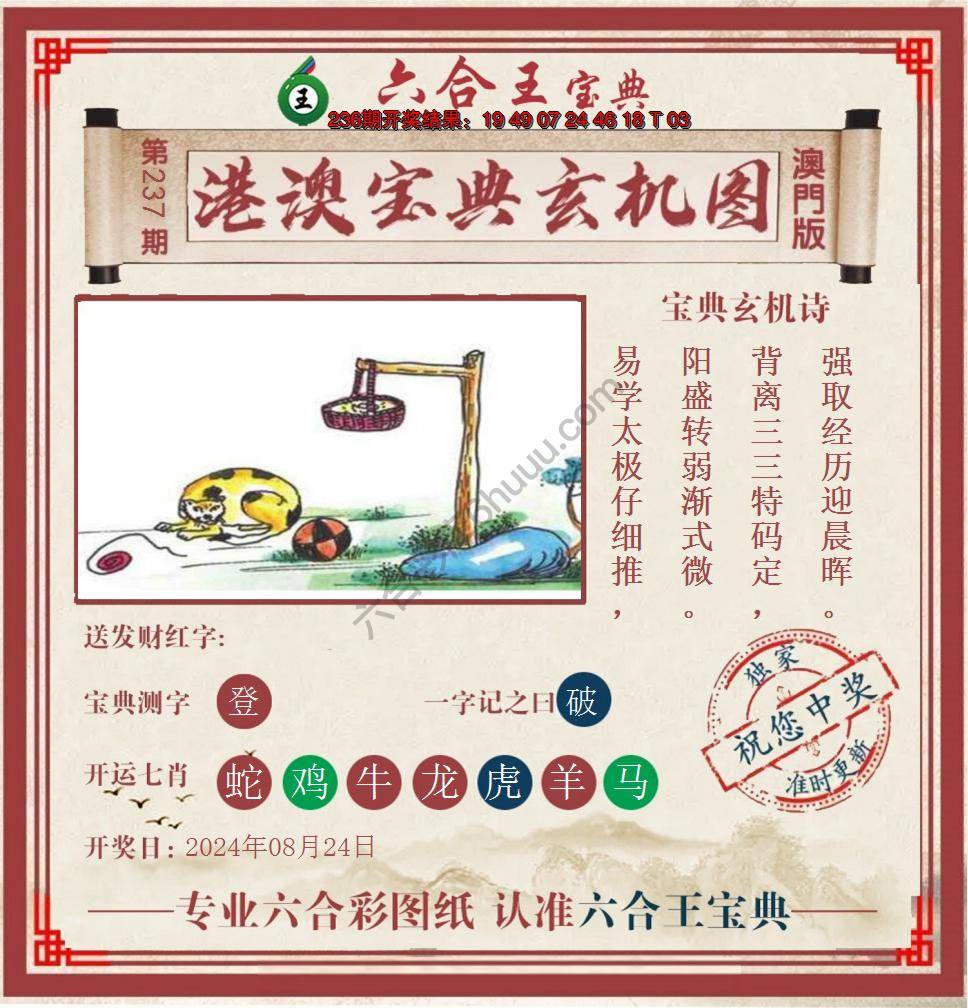 六合王港澳宝典玄机图