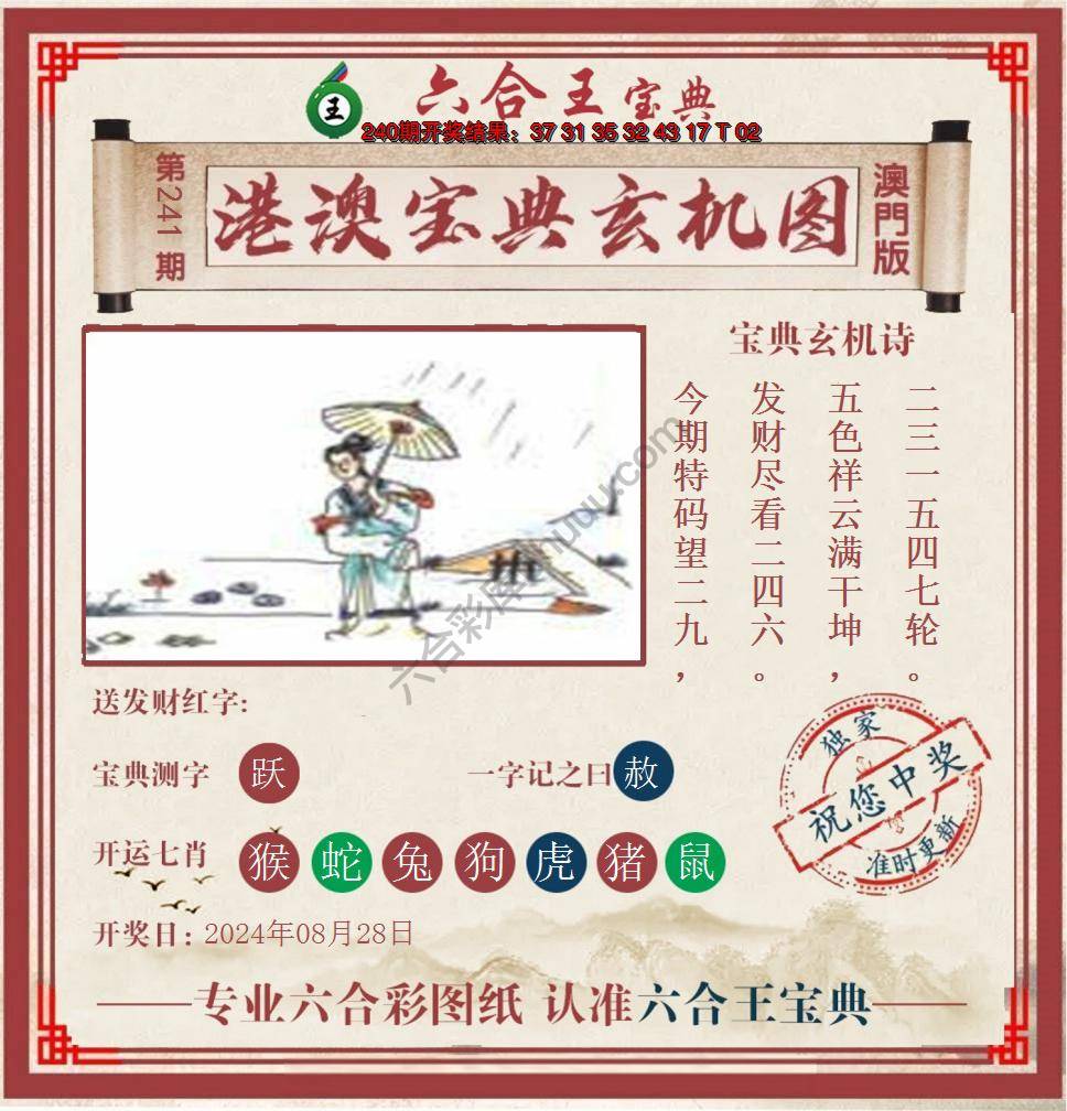 六合王港澳宝典玄机图