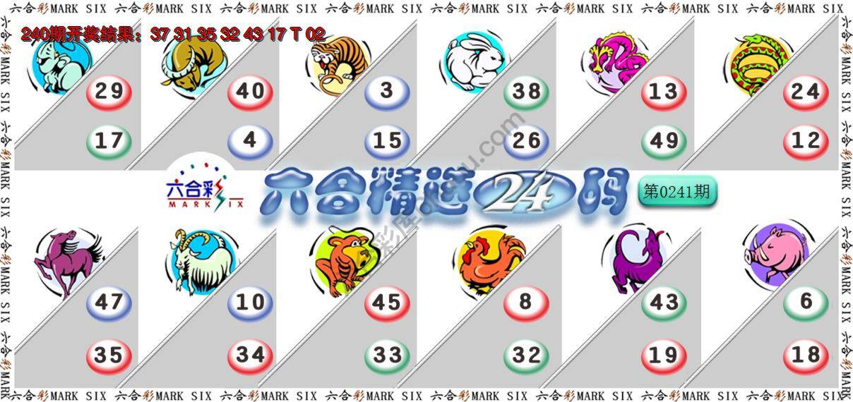 六合精选24码