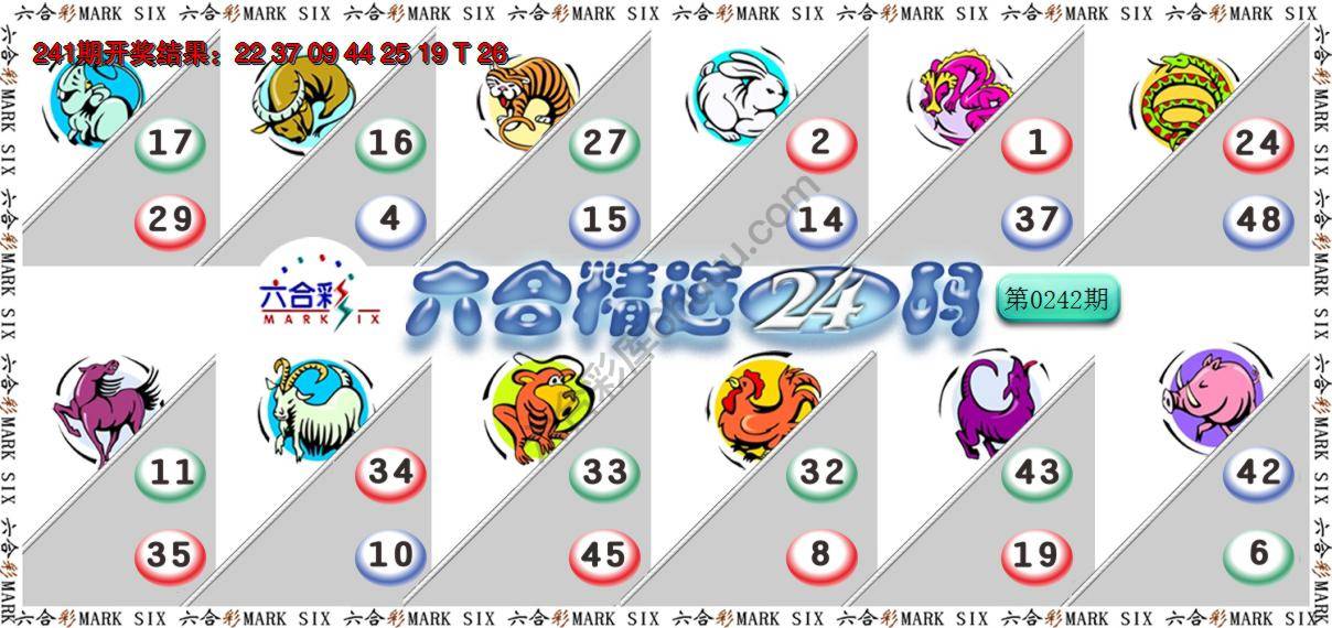 六合精选24码