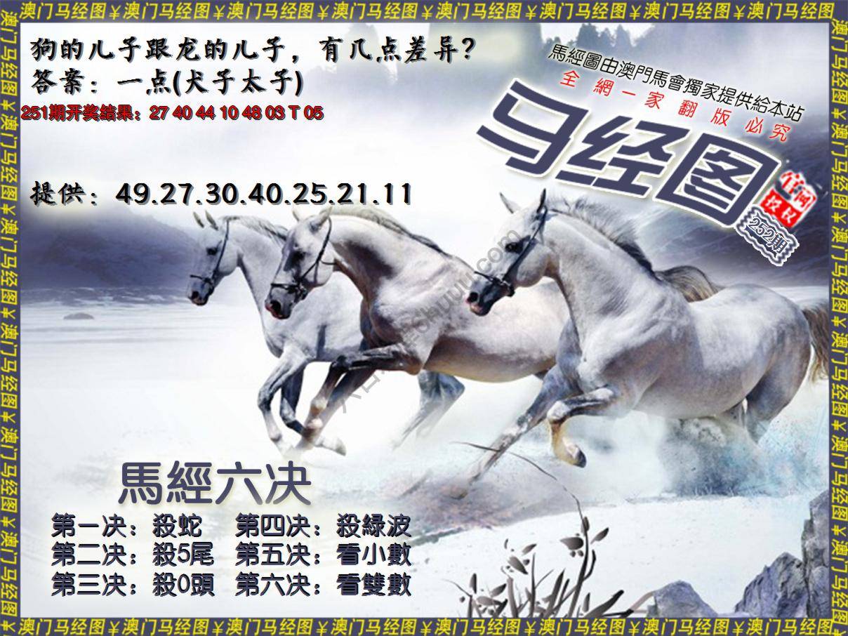 马经系列7