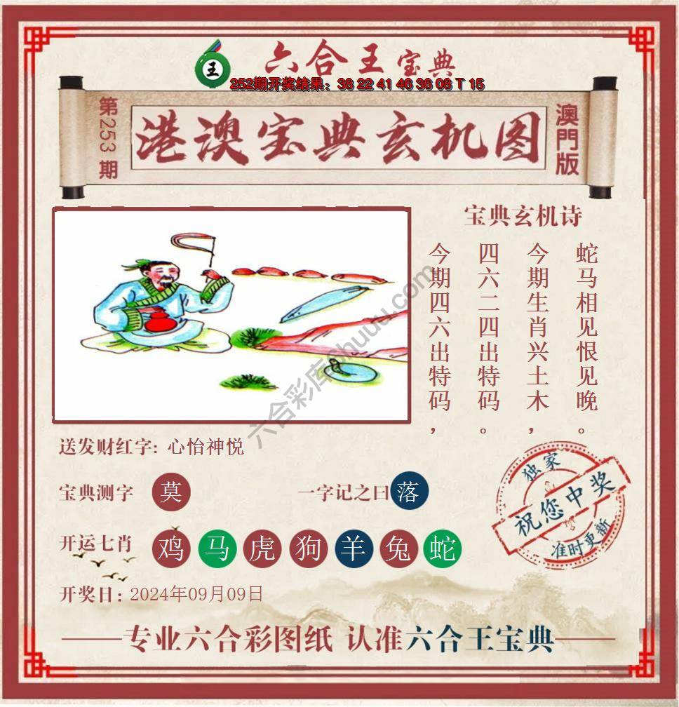 六合王港澳宝典玄机图