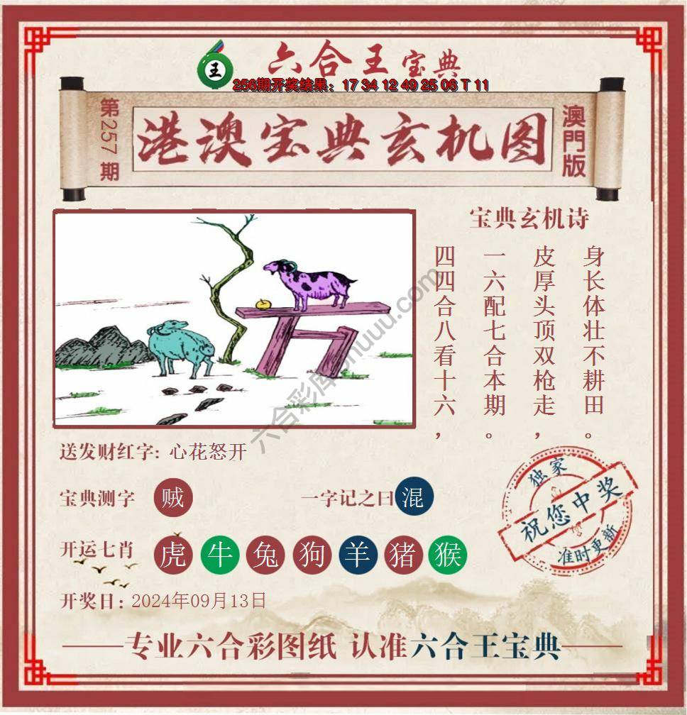 六合王港澳宝典玄机图