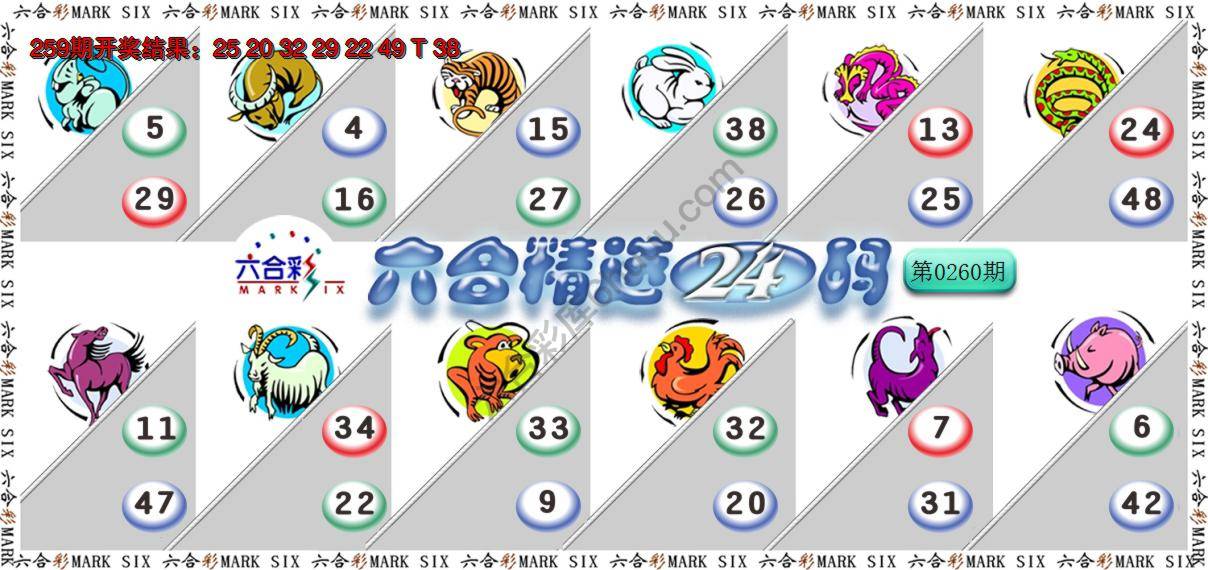 六合精选24码