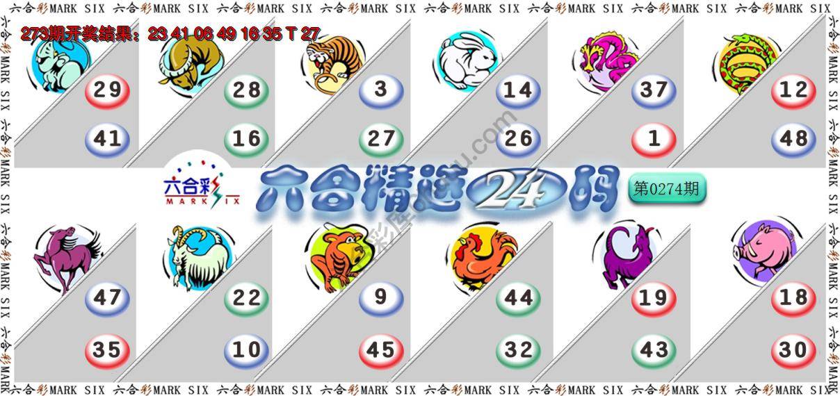 六合精选24码