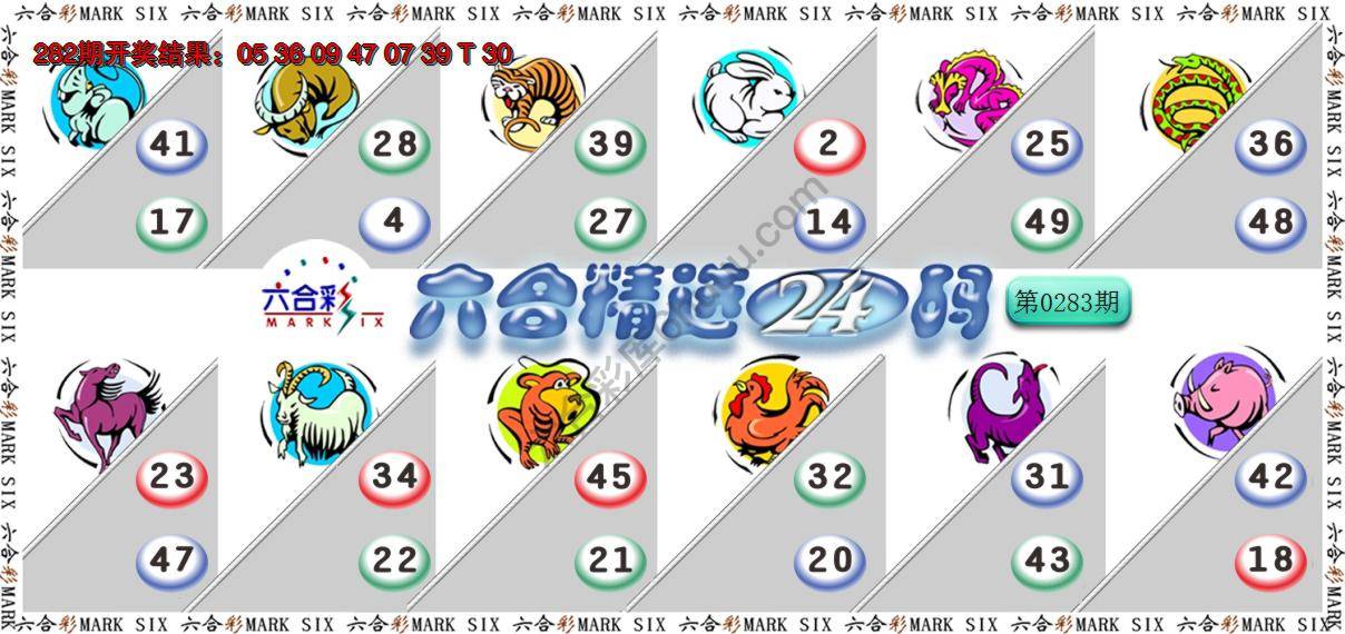 六合精选24码