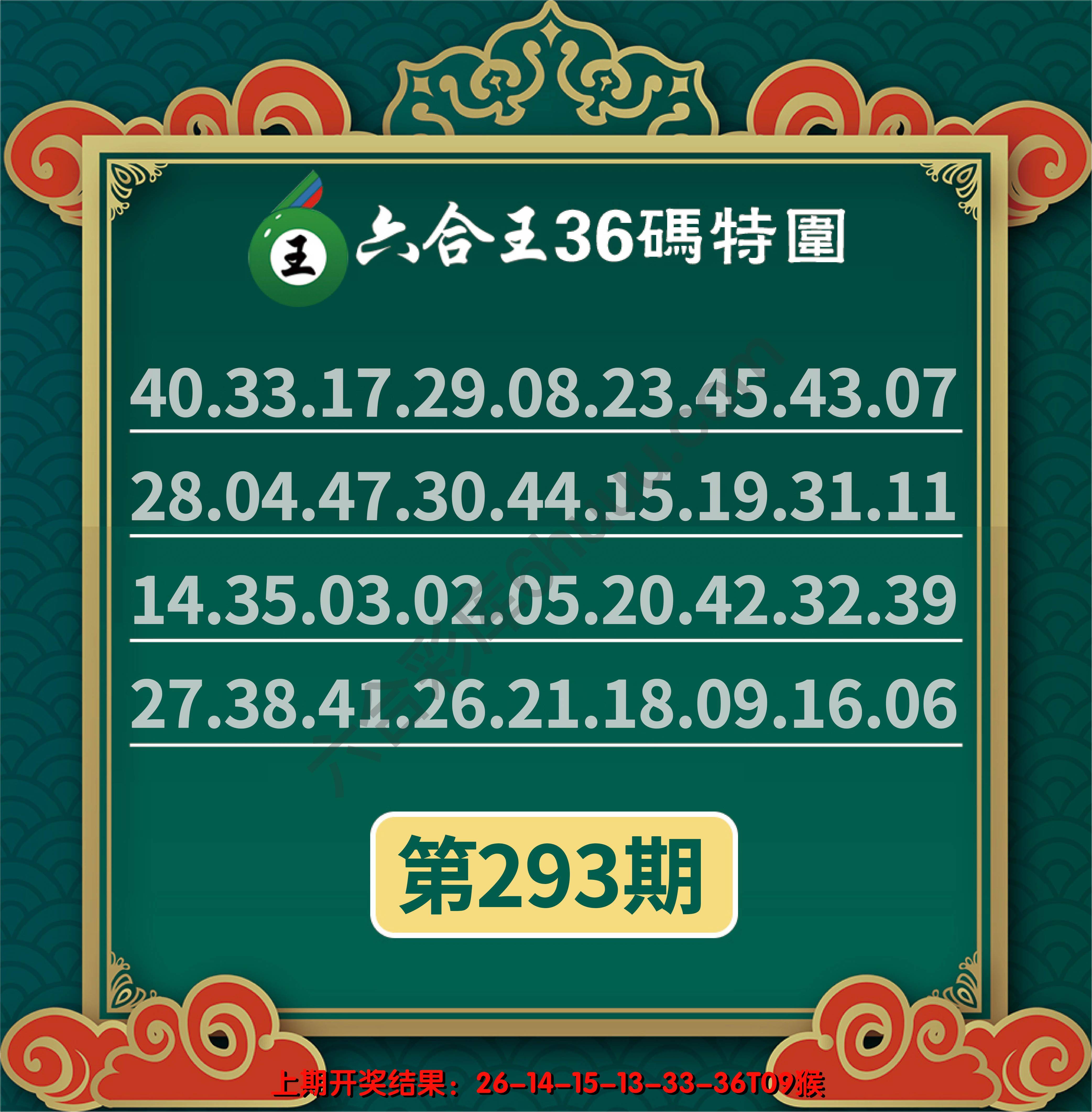六合王三十六码特围