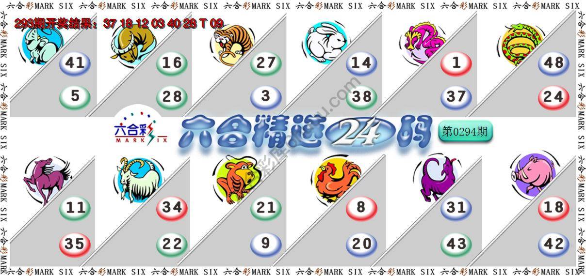 六合精选24码