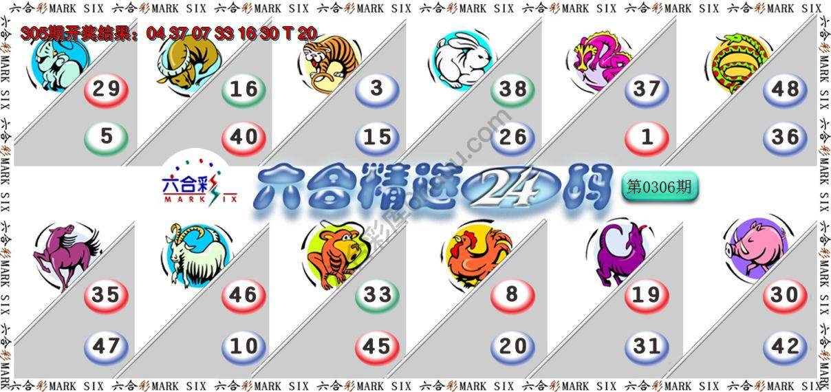 六合精选24码