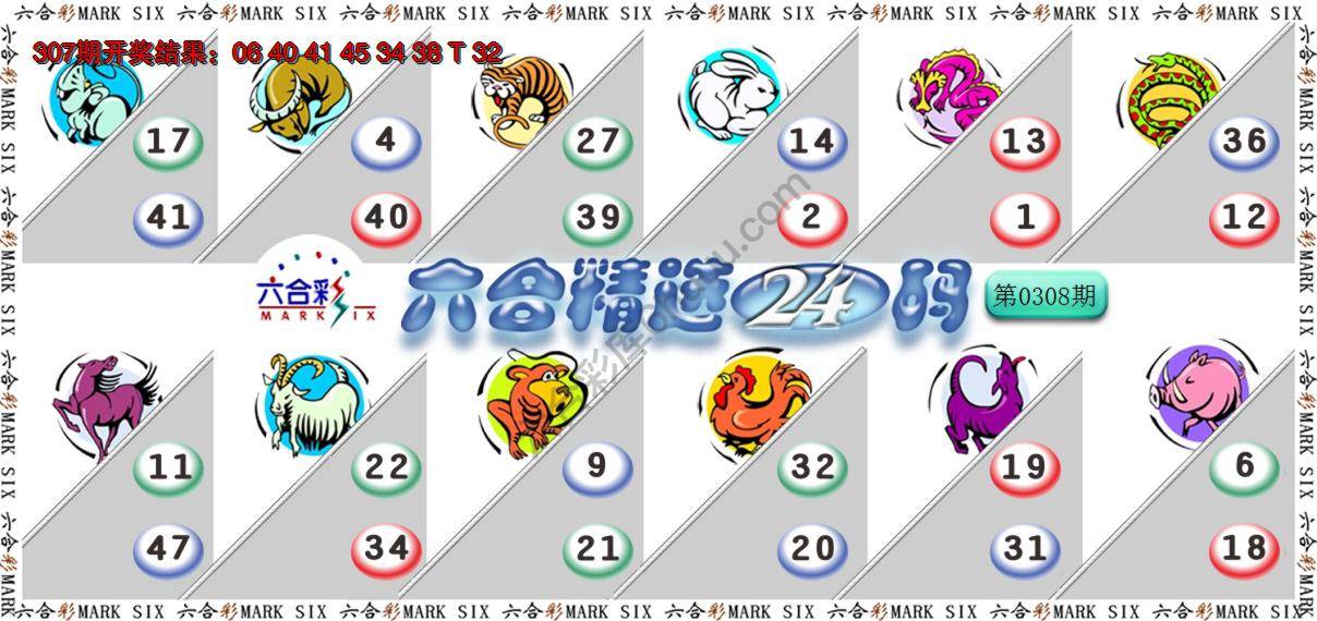 六合精选24码