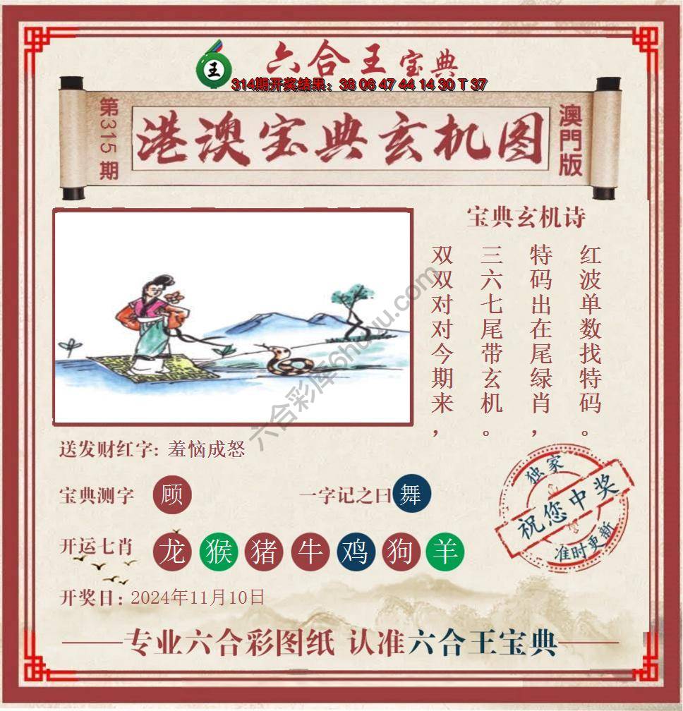 六合王港澳宝典玄机图