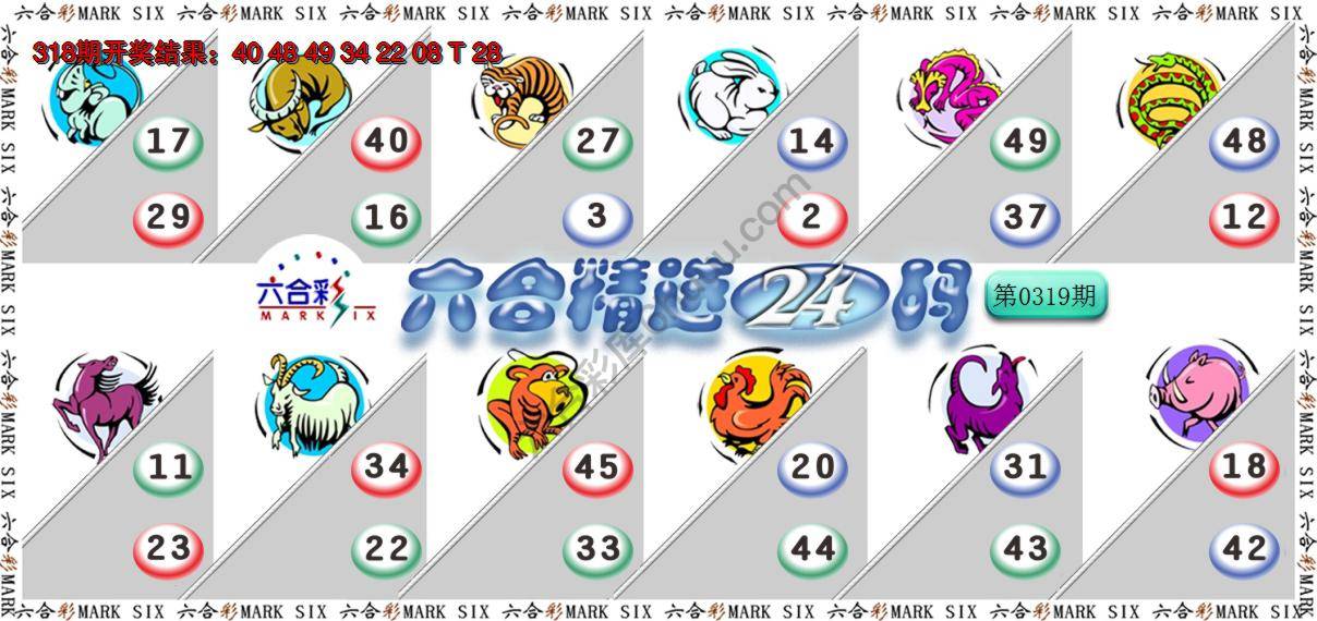 六合精选24码