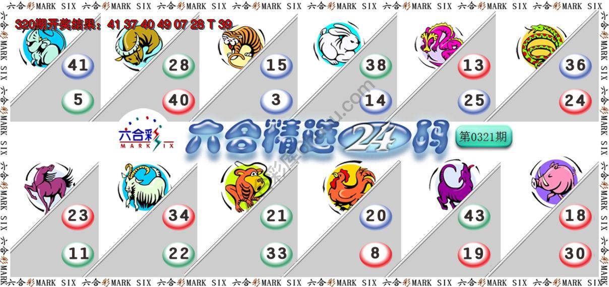 六合精选24码