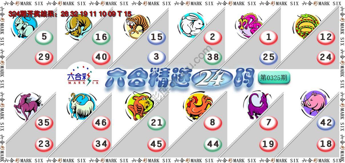 六合精选24码