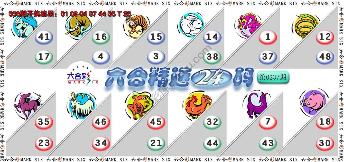 六合精选24码