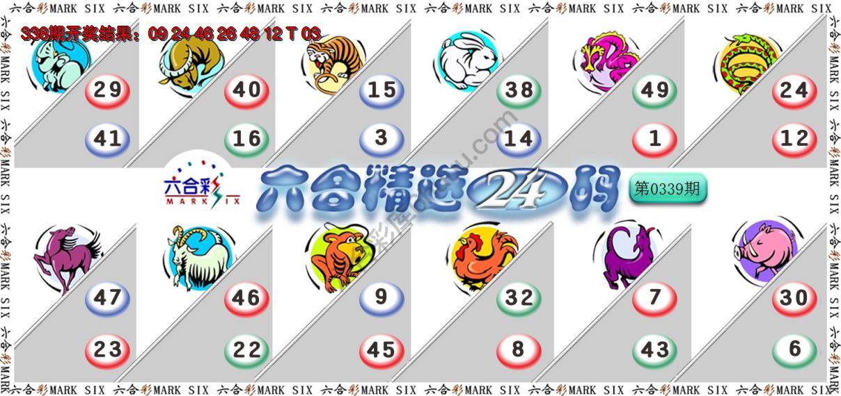 六合精选24码