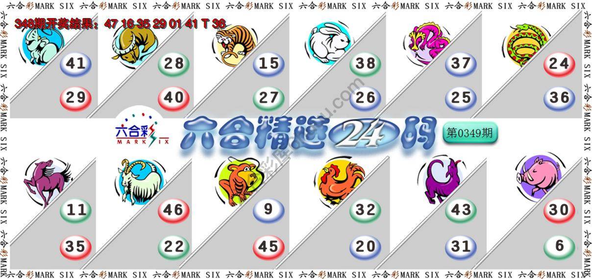 六合精选24码
