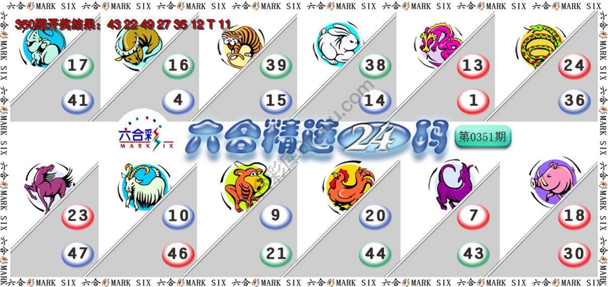 六合精选24码