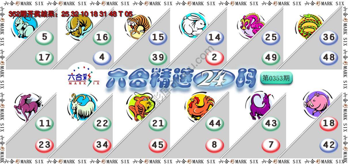 六合精选24码