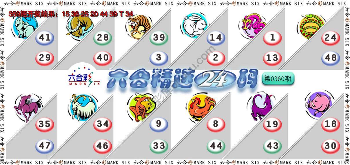 六合精选24码