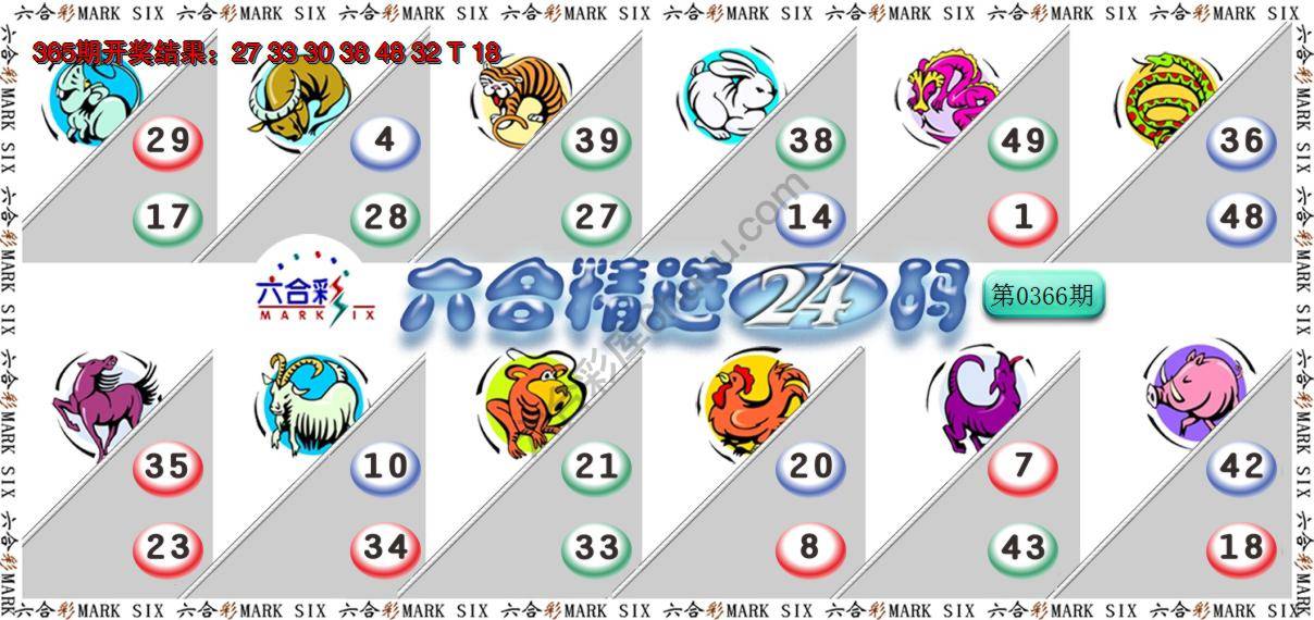 六合精选24码