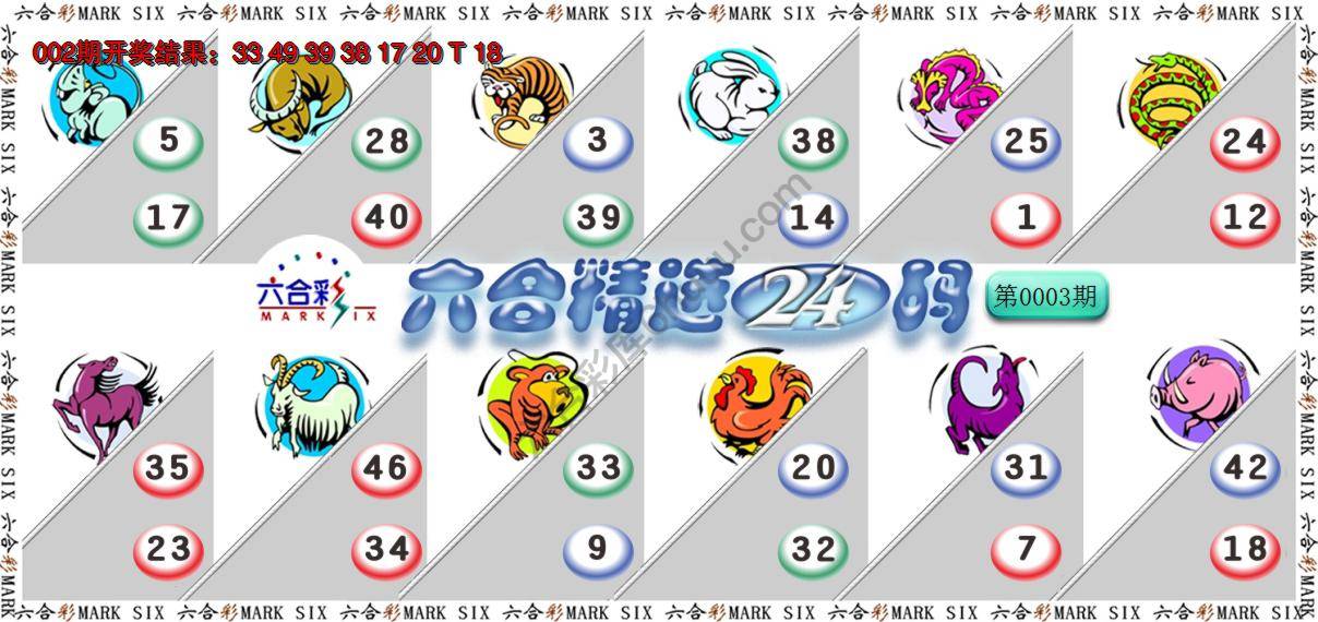 六合精选24码