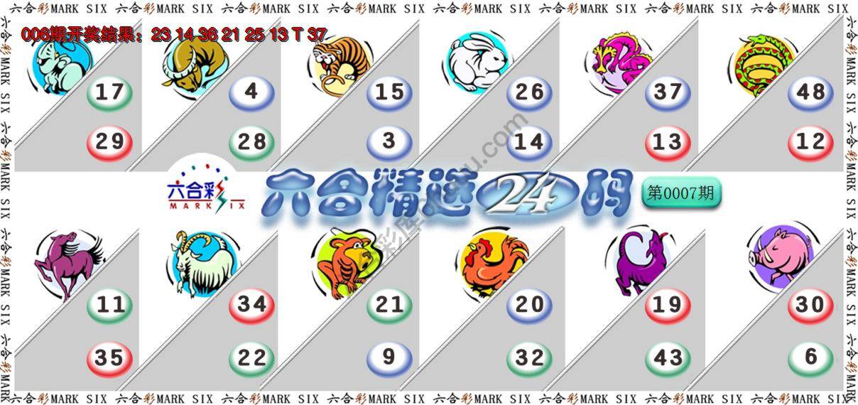 六合精选24码