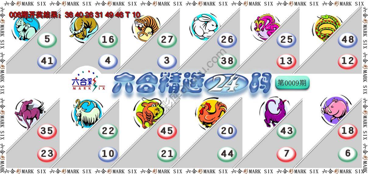 六合精选24码