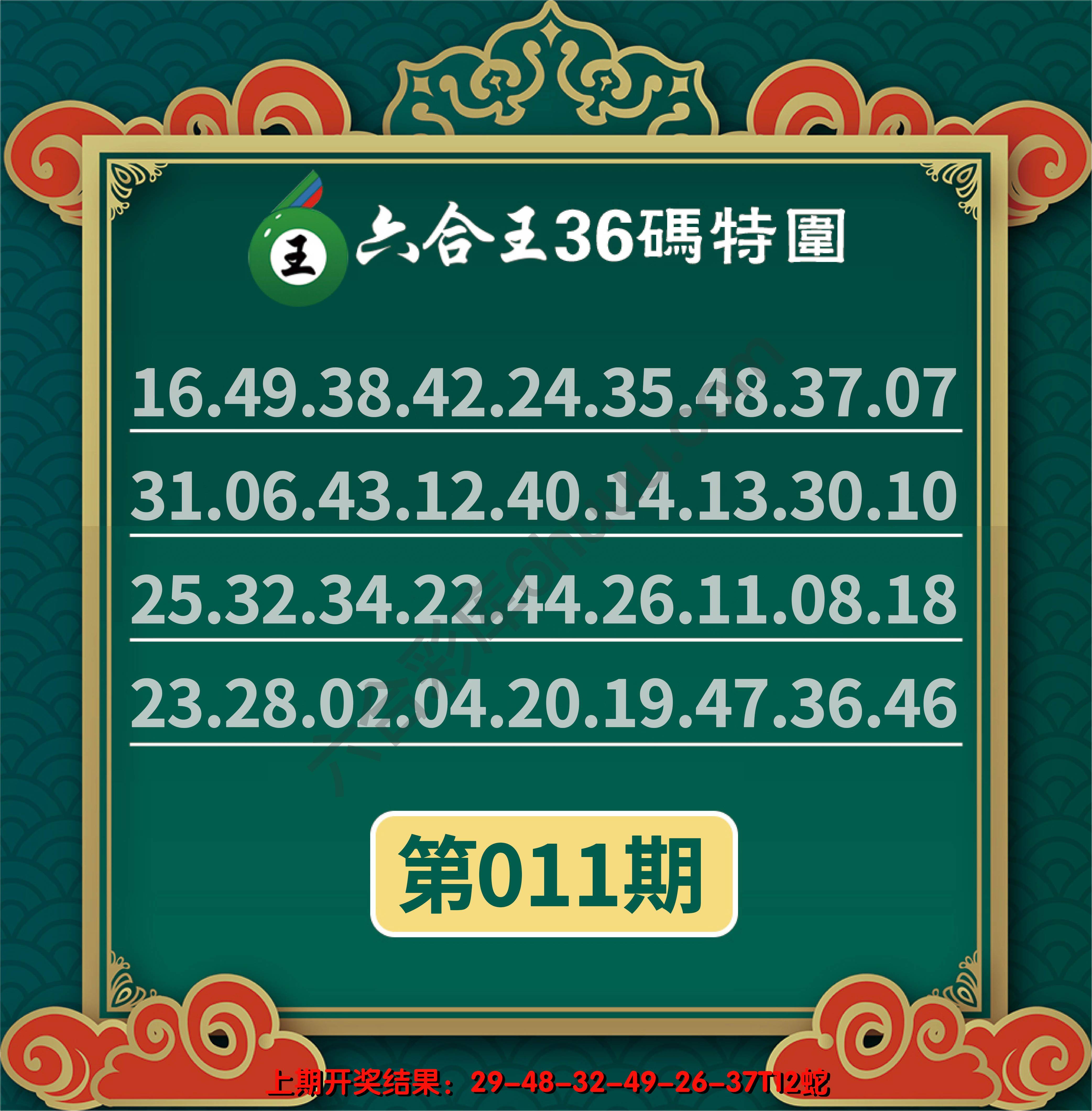 六合王三十六码特围