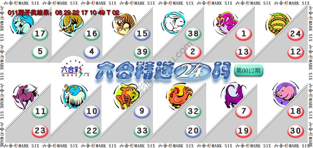 六合精选24码