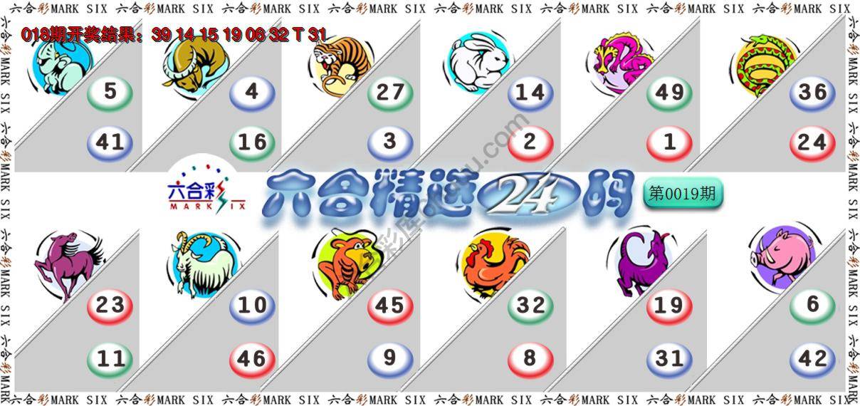 六合精选24码