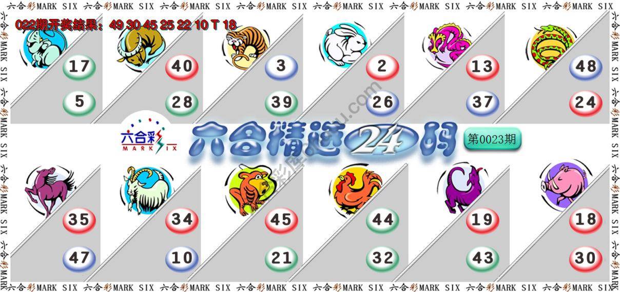 六合精选24码