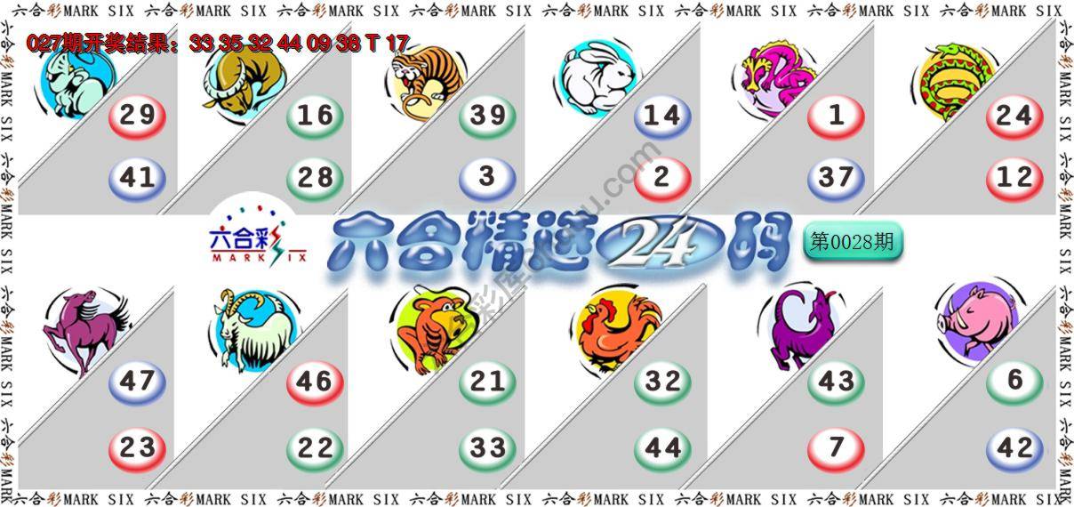 六合精选24码