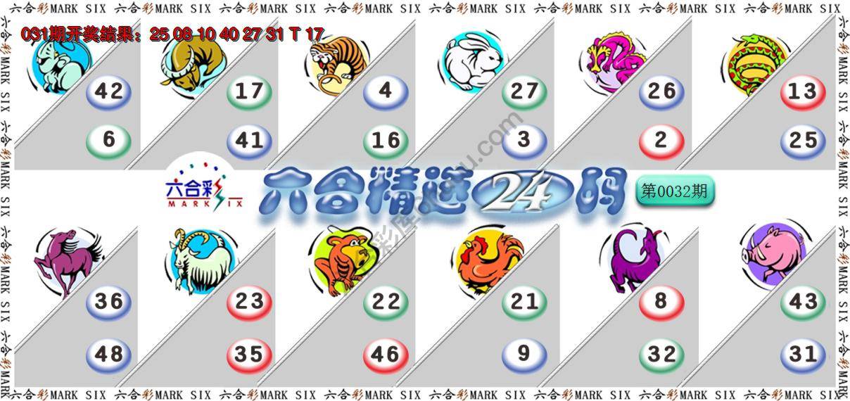 六合精选24码