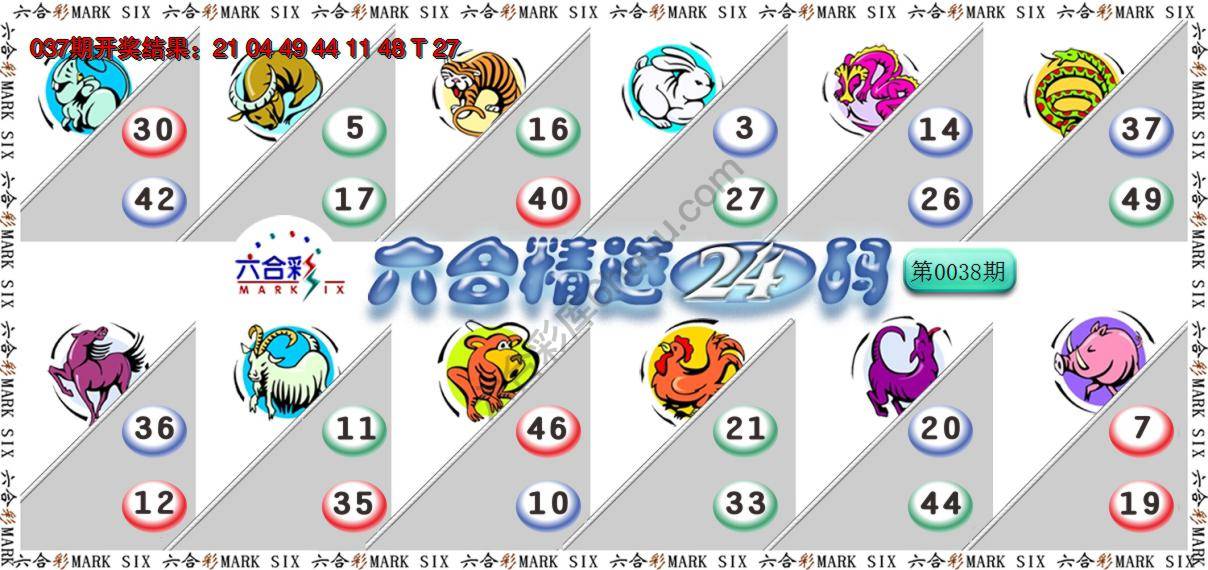 六合精选24码