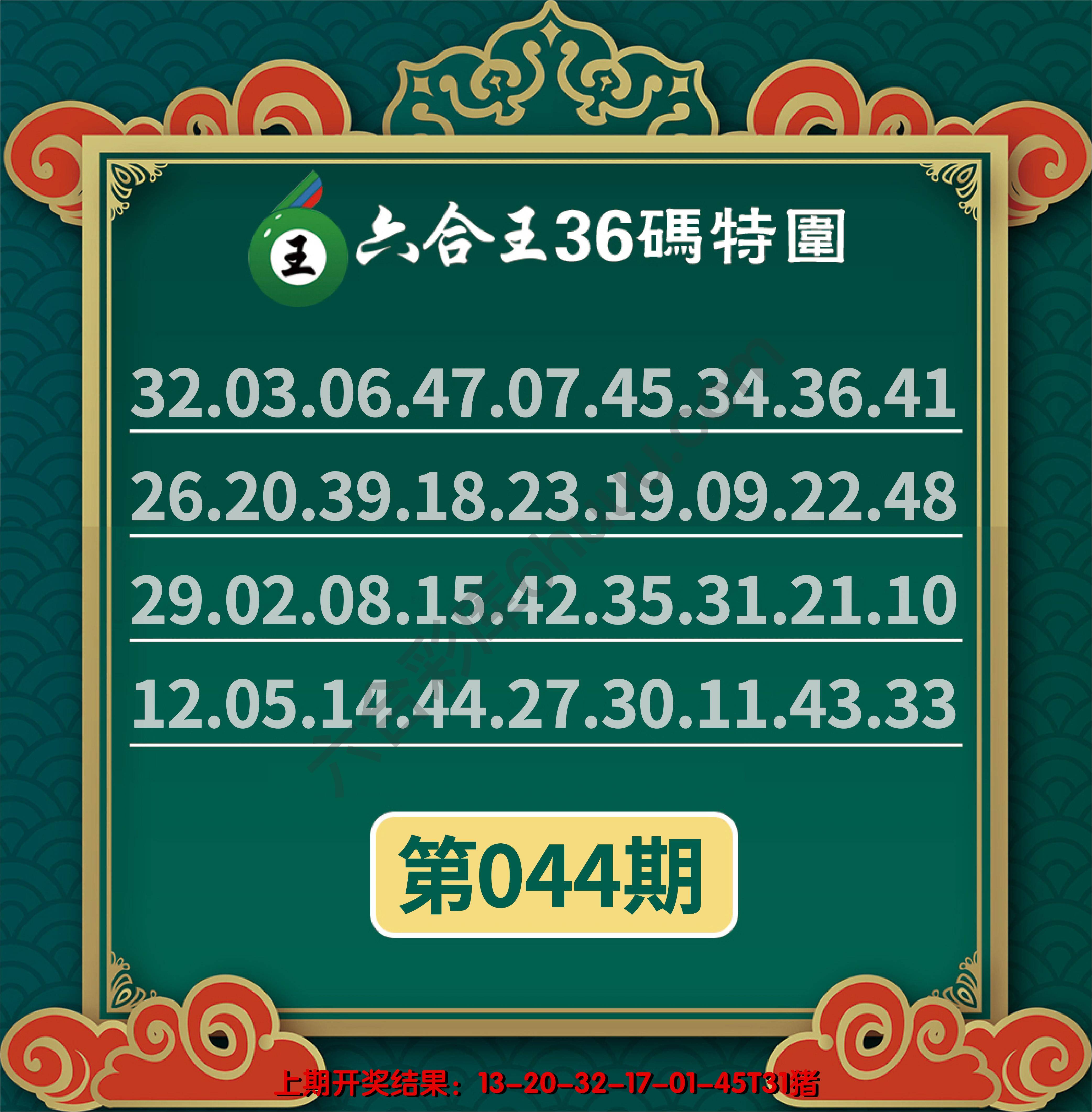 六合王三十六码特围