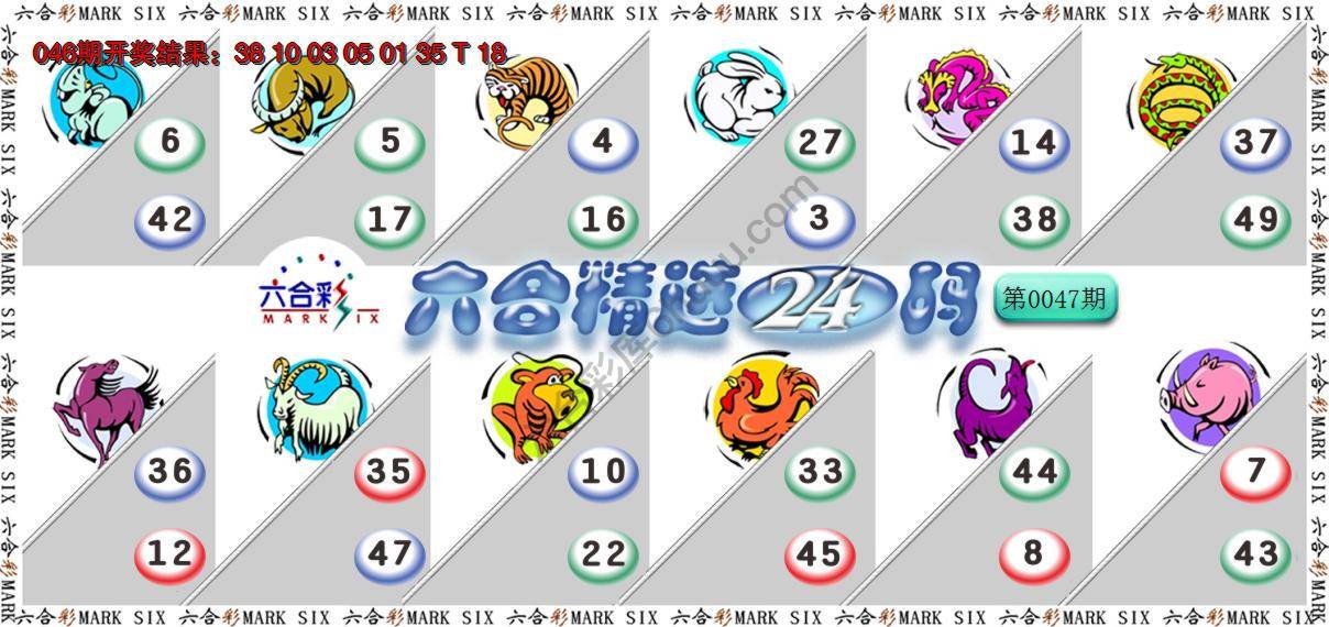 六合精选24码