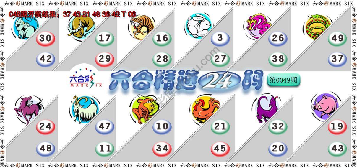 六合精选24码